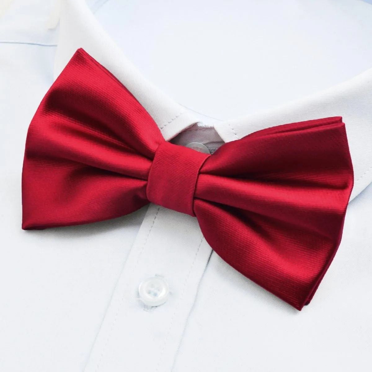 Alizeal Pre-tied Adjustable Bow Tie for Men Formal Solid Tuxedo Bow Tie