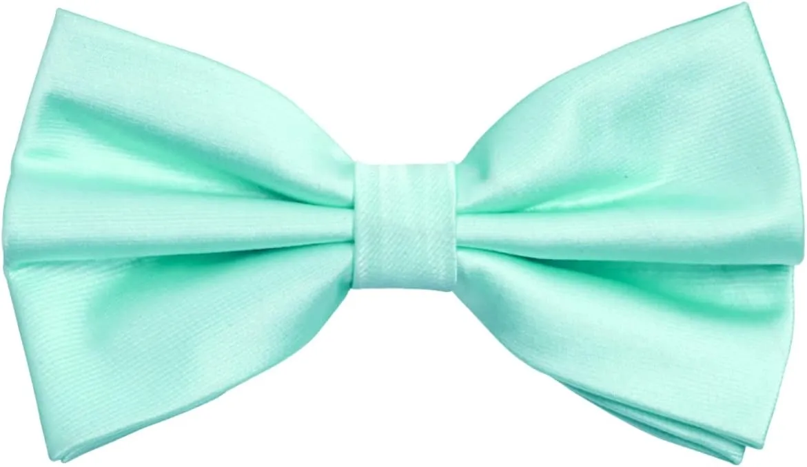 Alizeal Pre-tied Adjustable Bow Tie for Men Formal Solid Tuxedo Bow Tie