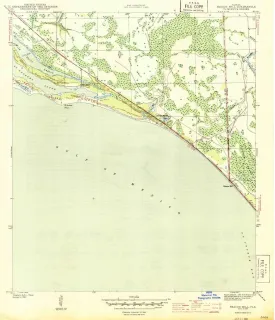 Beacon Hill FL topo map, 1:31680 Scale, 7.5 X 7.5 Minute, Historical, 1944, 19.8 x 17 in