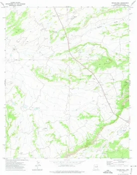 Beacon Well AZ topo map, 1:24000 Scale, 7.5 X 7.5 Minute, Historical, 1972, Updated 1974, 27 x 21.5 in
