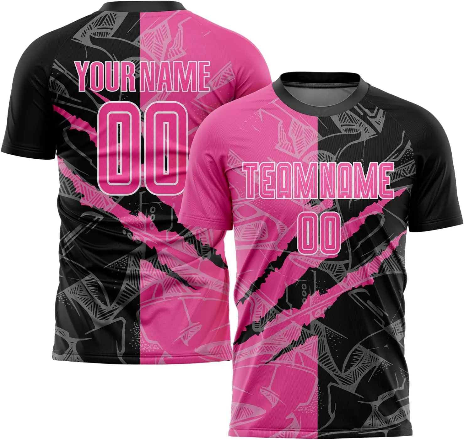 Custom Soccer Jerseys Personalized Soccer T Shirts & Shorts for Men Youth Women Boys, Printed Name Number Team Uniforms
