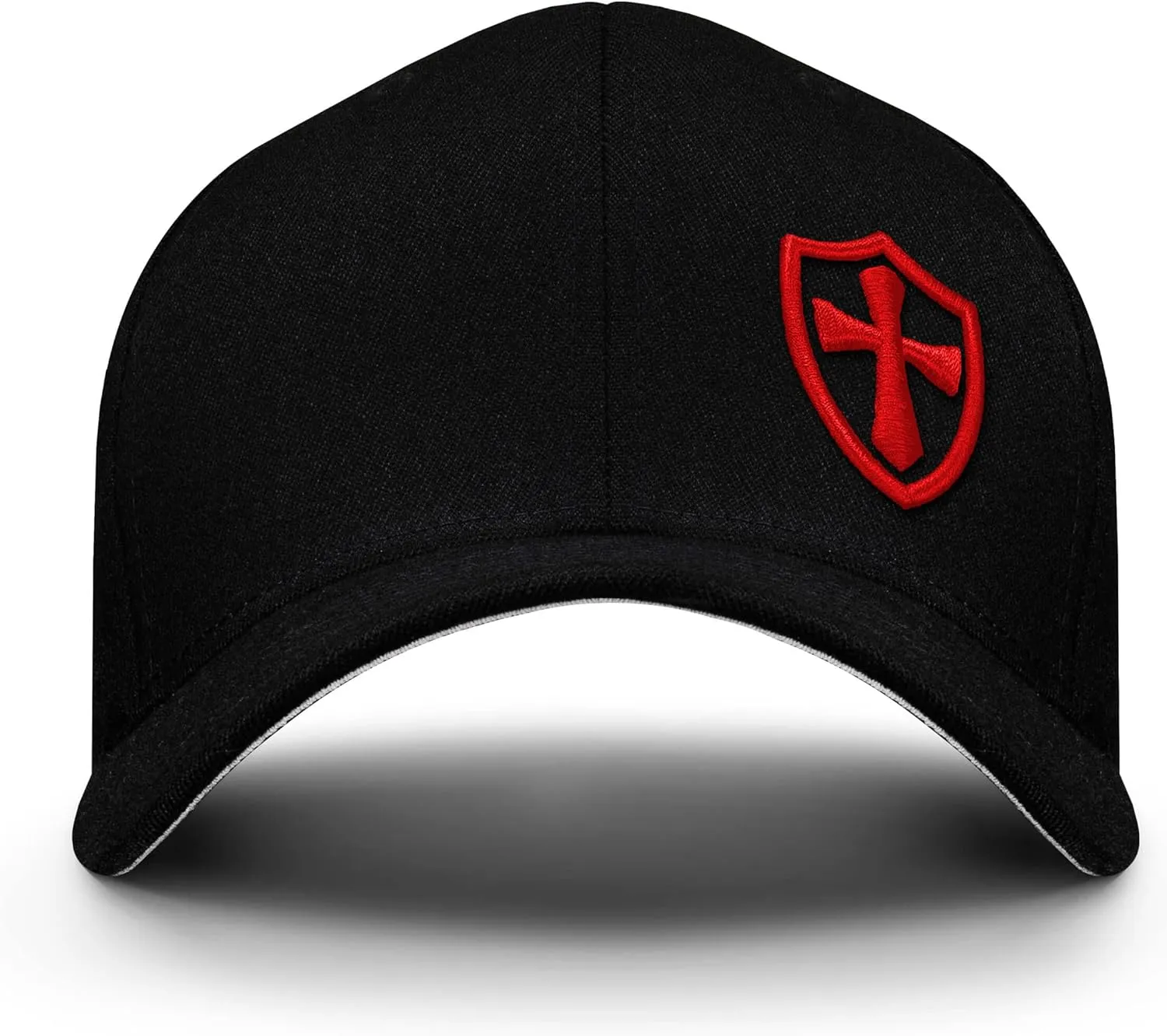 Dion Wear Crusader Baseball Cap for Men, Mid Profile Stretch Fitted