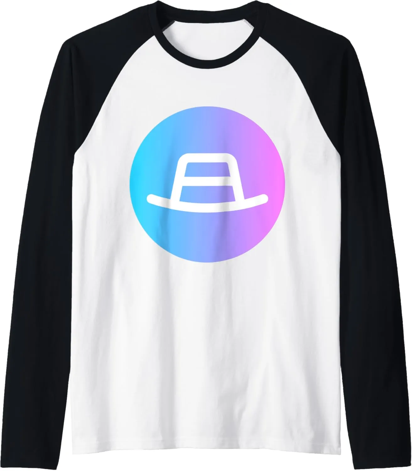 Fedora Hat Raglan Baseball Tee