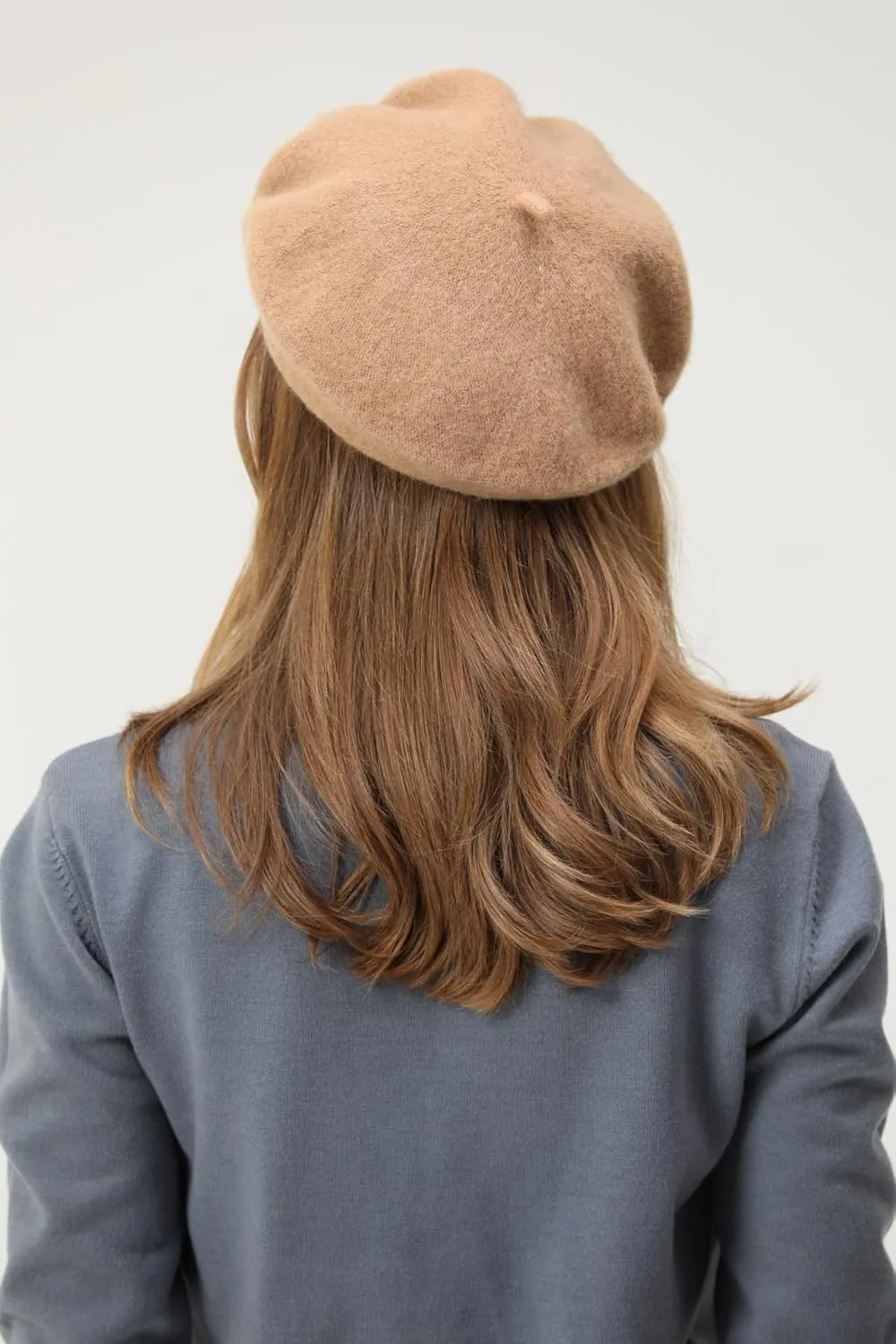 French Beret-Classic Wool Beret Solid Color Womens Beret Cap Hat