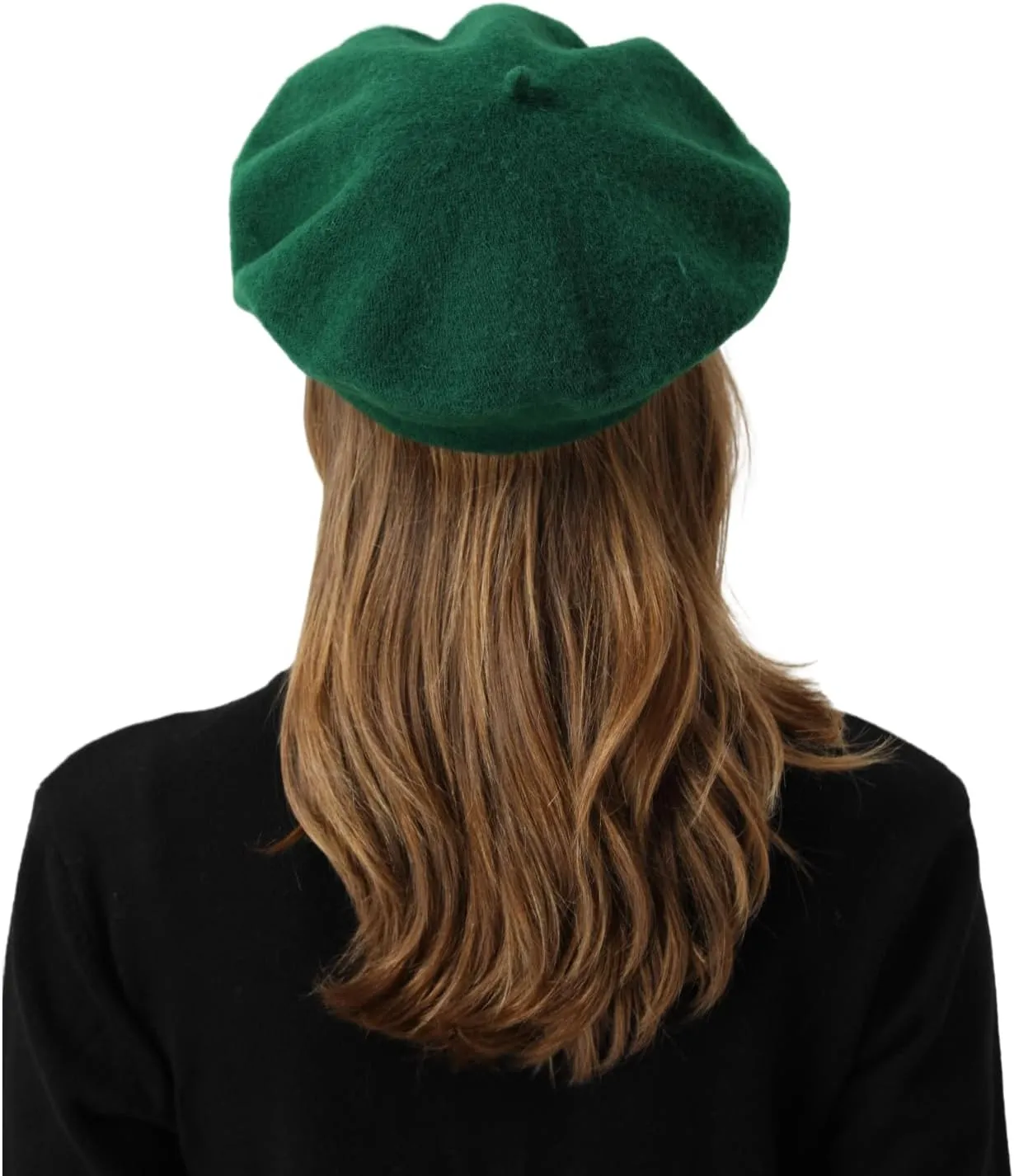 French Beret-Classic Wool Beret Solid Color Womens Beret Cap Hat