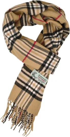 Glory Max Unisex Classic Tartan Plaid Winter Scarf Soft Cashmere Feel 72"x12"
