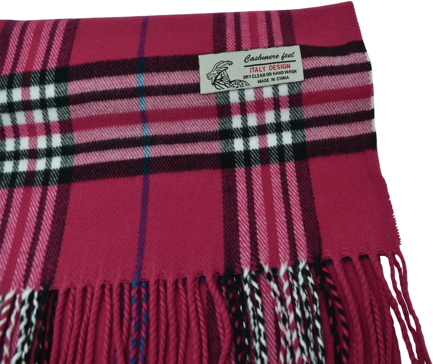 Glory Max Unisex Classic Tartan Plaid Winter Scarf Soft Cashmere Feel 72"x12"