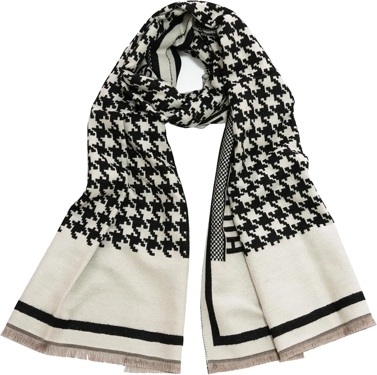 JERLA Cashmere Feel Scarf winter warm large soft Shawl wrap Scarf for women