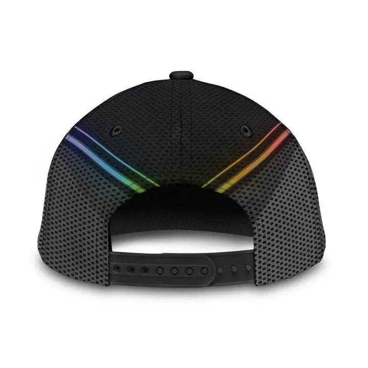 Personalized Pride 3D Baseball Cap, Rainbow Love Is Love Lgbt All Over Printed Classic Cap Hat, Lgbt Gifts