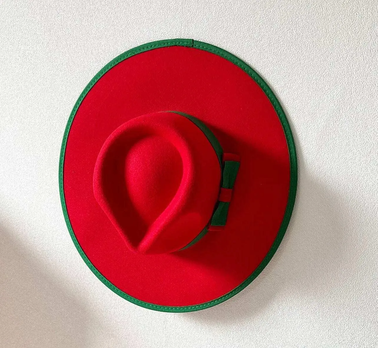 Prestigious banded Fedora Reddish Red