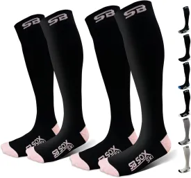 SB SOX Merino Wool Ski Socks for Men Women & Kids (2 Pairs) - Warm Thermal Socks for All-Day Winter Wear
