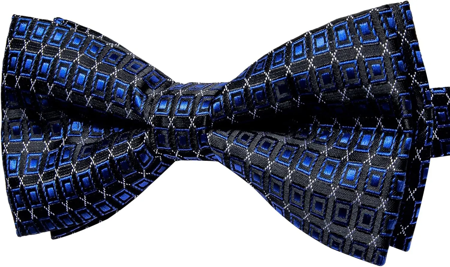 Silk Bow Ties for Men Striped Pre-tied Adjustable Bowties Woven Jacquard Formal Business Wedding Prom