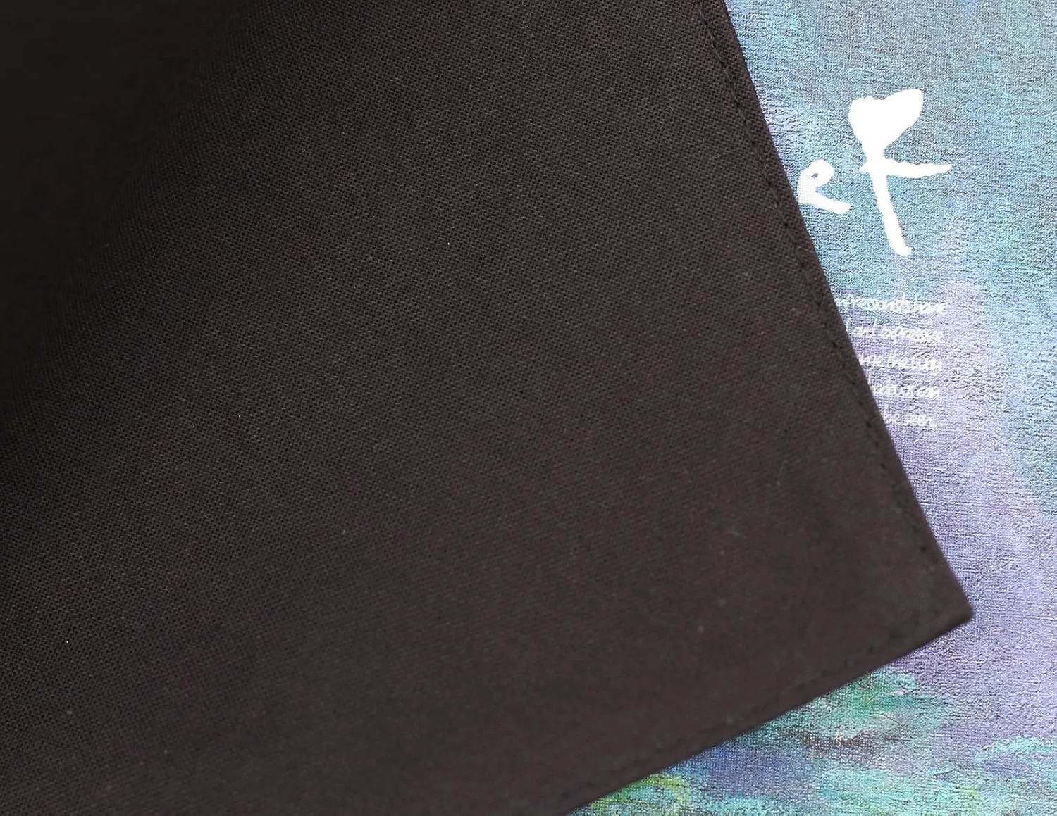 Small Black Dog Bandana Bulk Blank Puppy Scarf Reversible Cotton for DIY 2 Pack
