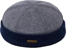Sterkowski Navy Watch Cap | Woolen Beanie for Men and Women | Warm Classic Seaman Hat with Ribbing