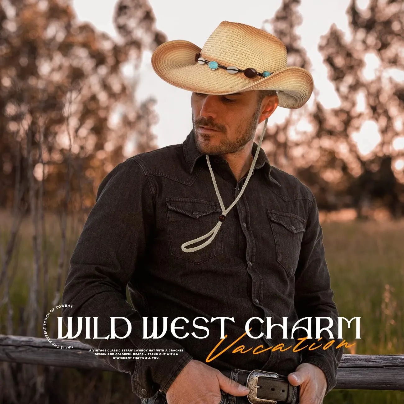 Straw Cowboy Cowgirl Hats for Women and Men Western Country Hats Sun Beach Cow Girl Cow Boy
