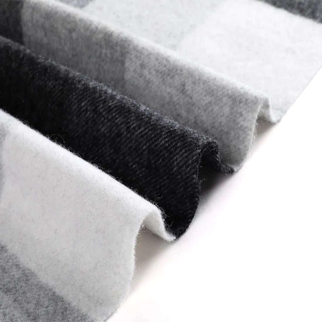 Unisex 100% Wool Cashmere Scarf for Men Women Warm Winter Scarves