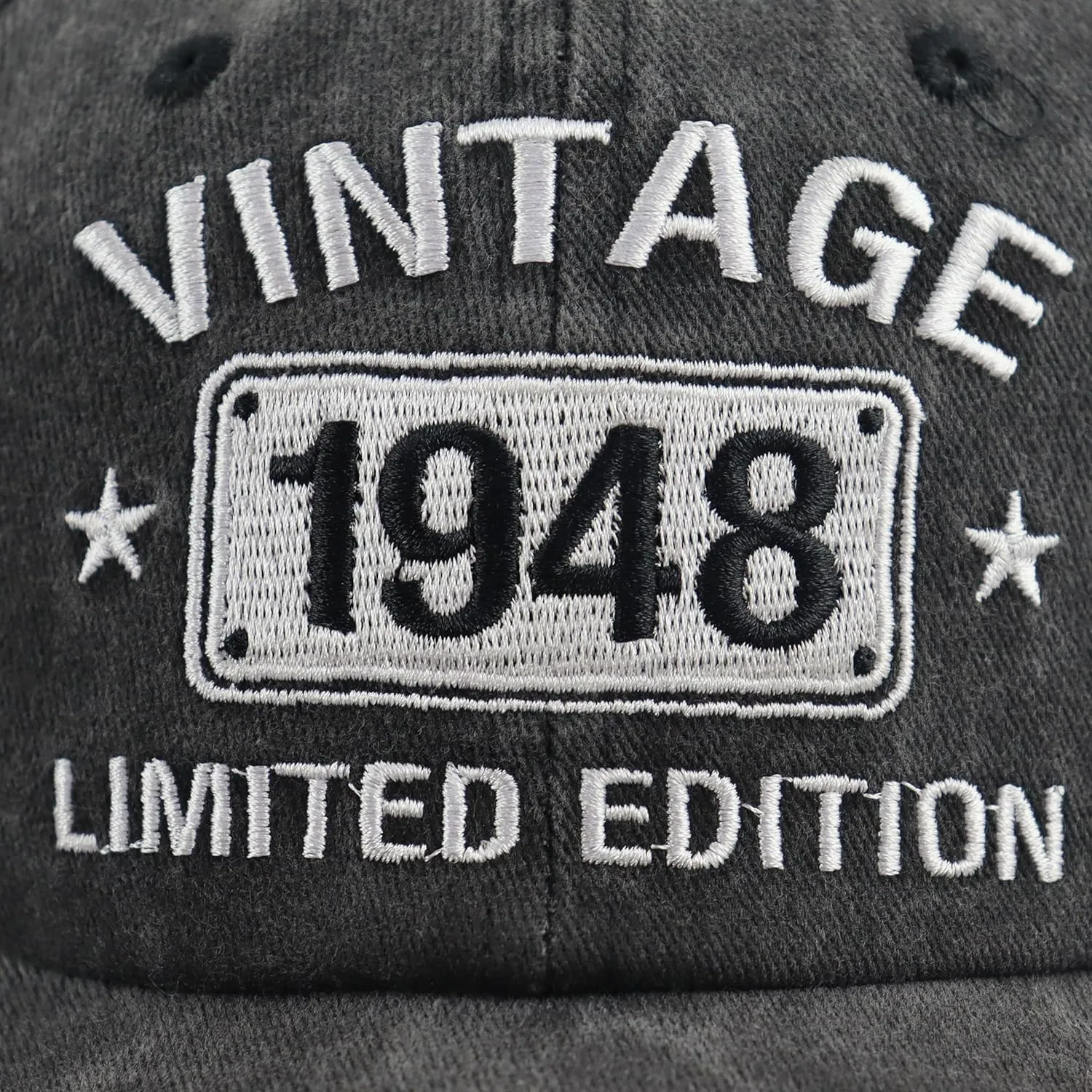 Vintage 1954 1953 1952 1951 1950 1949 1948 1947 1946 1945 Limited Edition Adjustable Embroidered Baseball Cap