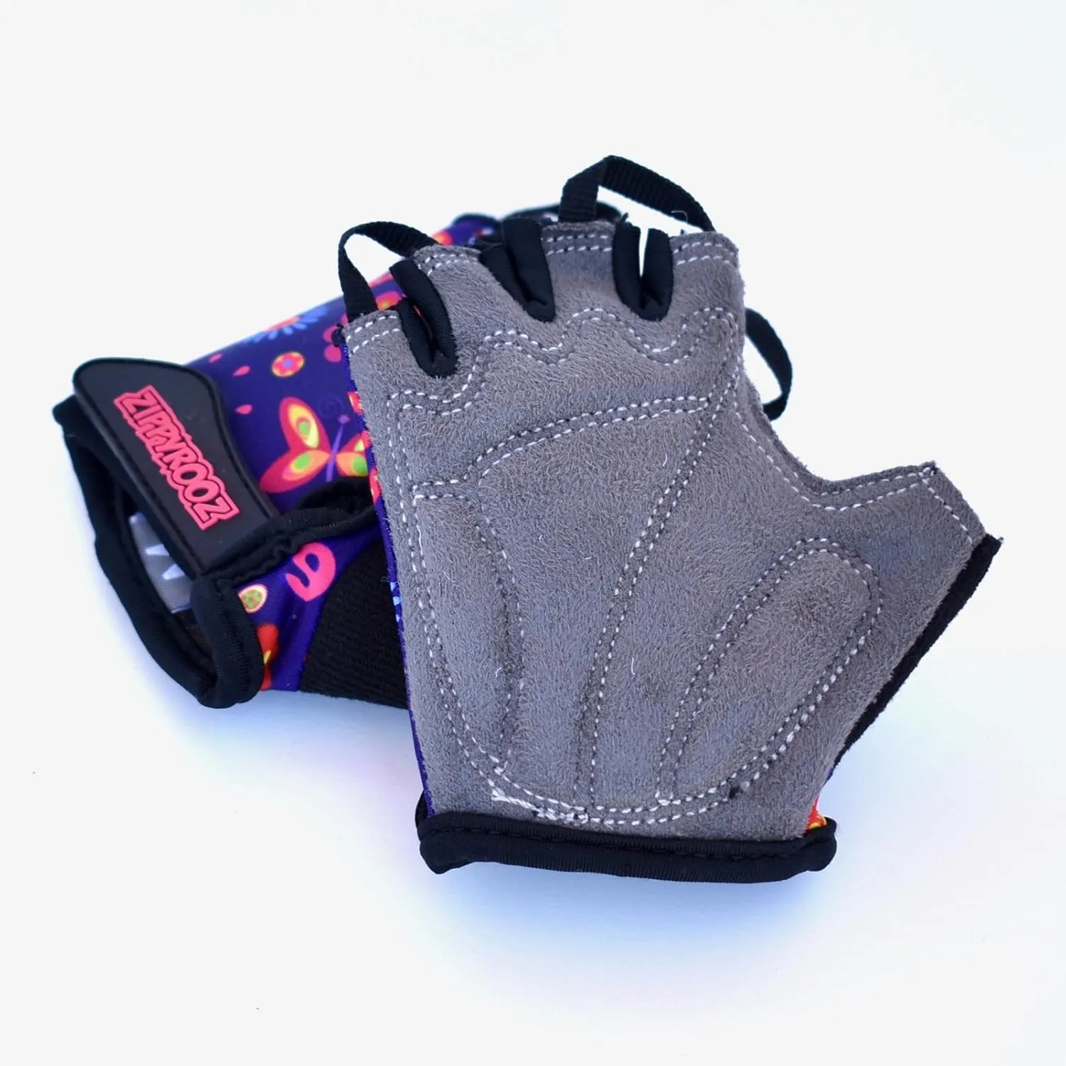ZippyRooz Toddler & Little Kids Bike Gloves for Balance and Pedal Bicycles for Ages 1-8 Years Old. 8 Designs for Boys & Girls