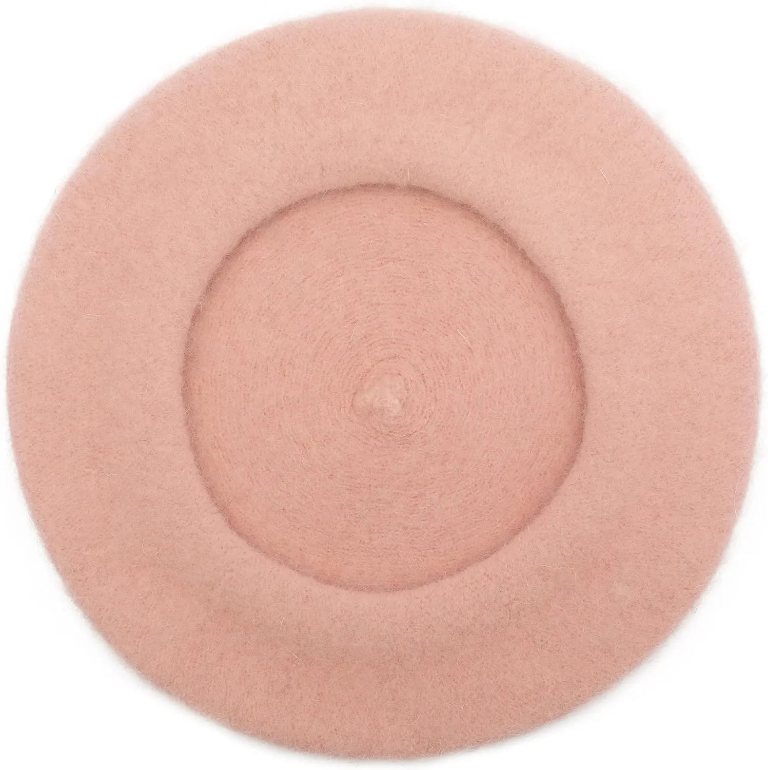 ZLYC Wool Kids Beret Hat Girls Solid Color Artist French Beret Cap